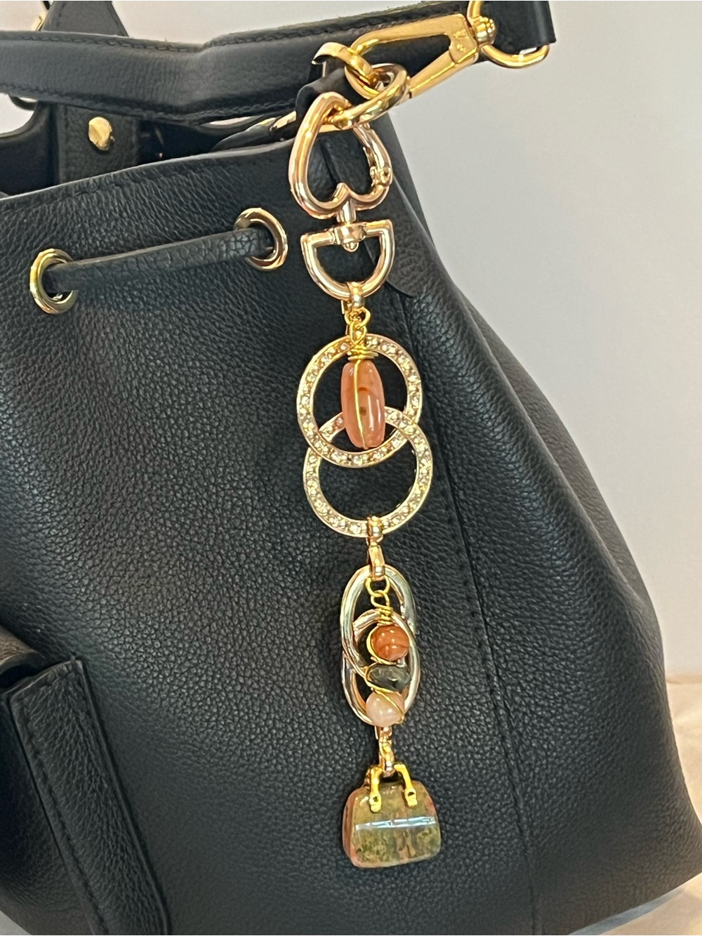 Gemstone Bag/Keychain Charm